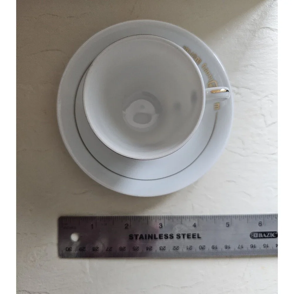 Vintage Walt Disney World Castle Demitasse Cup And Saucer